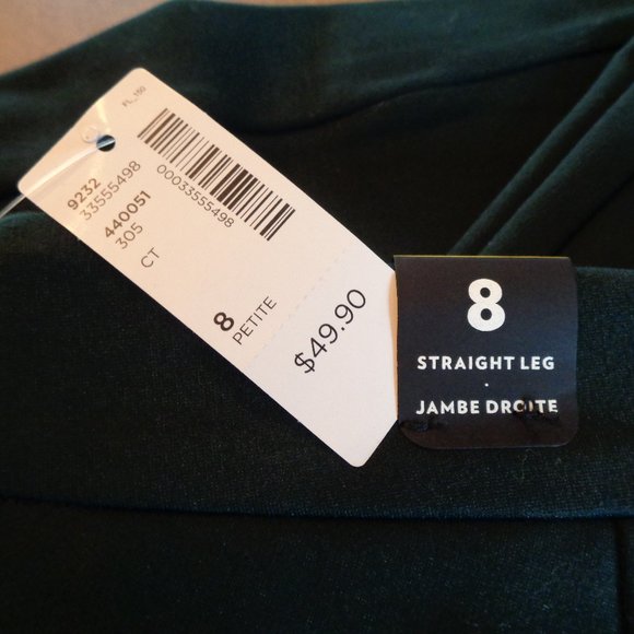 Green Straight Pants The Modern Stretch - Picture 5 of 14